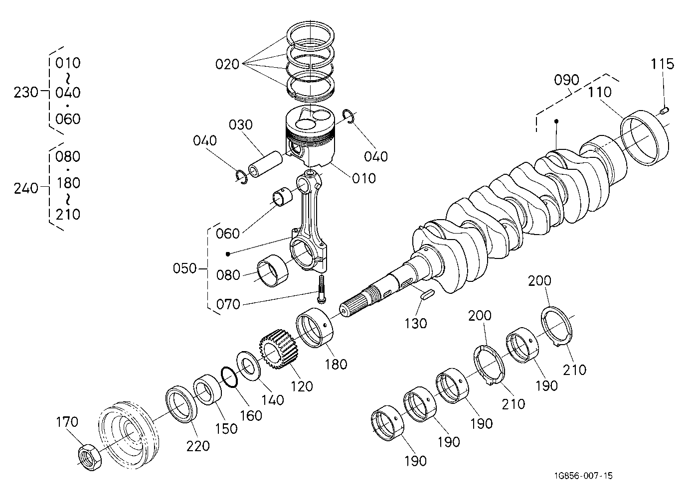 Piston And Crankshaft