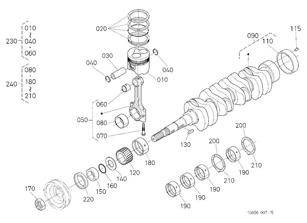 Piston And Crankshaft
