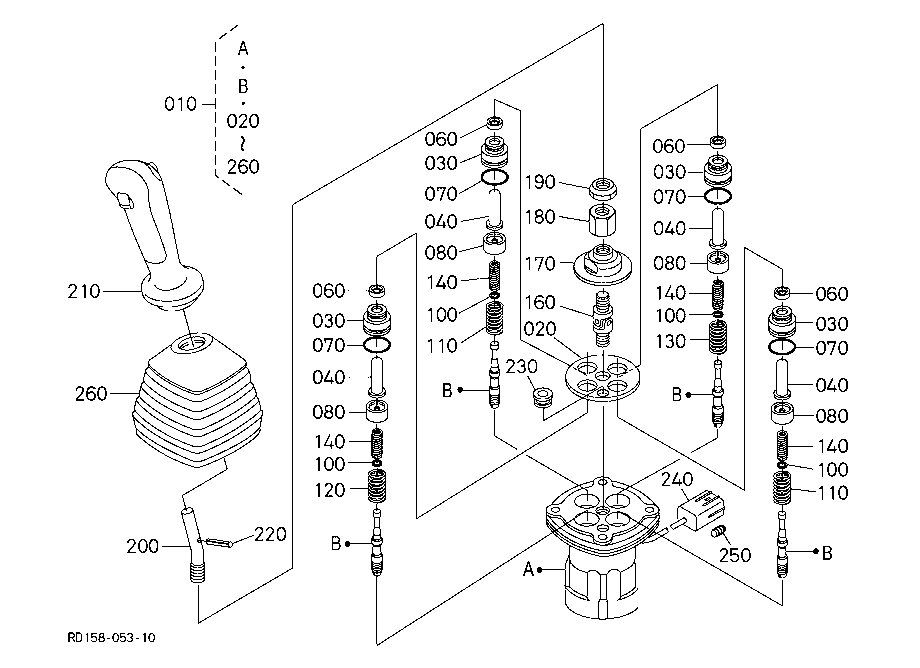 Pilot Valve (Lh) (Component Parts)
