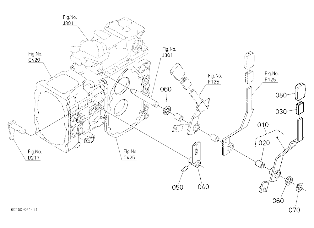 Range Gear Shift Lever