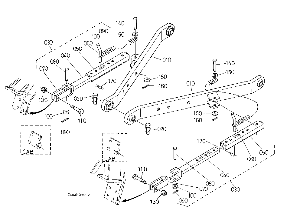 3-Point Linkage 1(Lower Link) [Old Type]