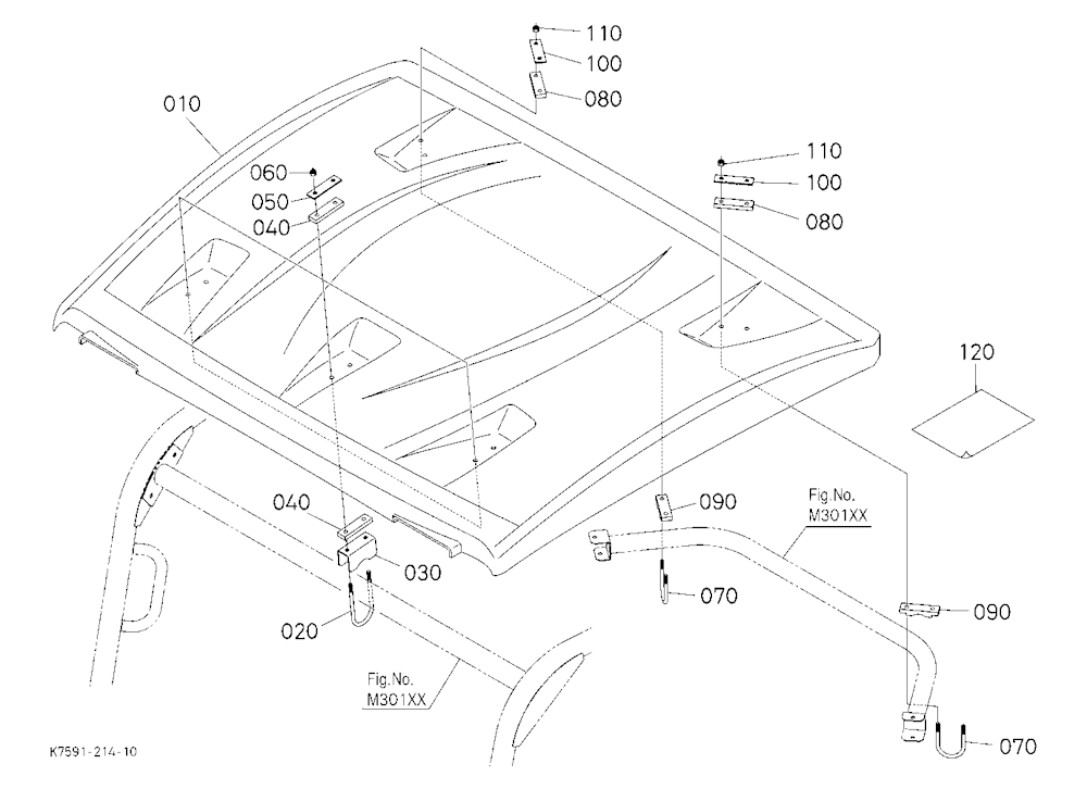 Roof Kit (W/G No.V5221) [Option]