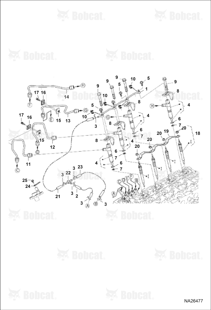 Injector Nozzles (Blue) (Engine Serial # V2403-B******)