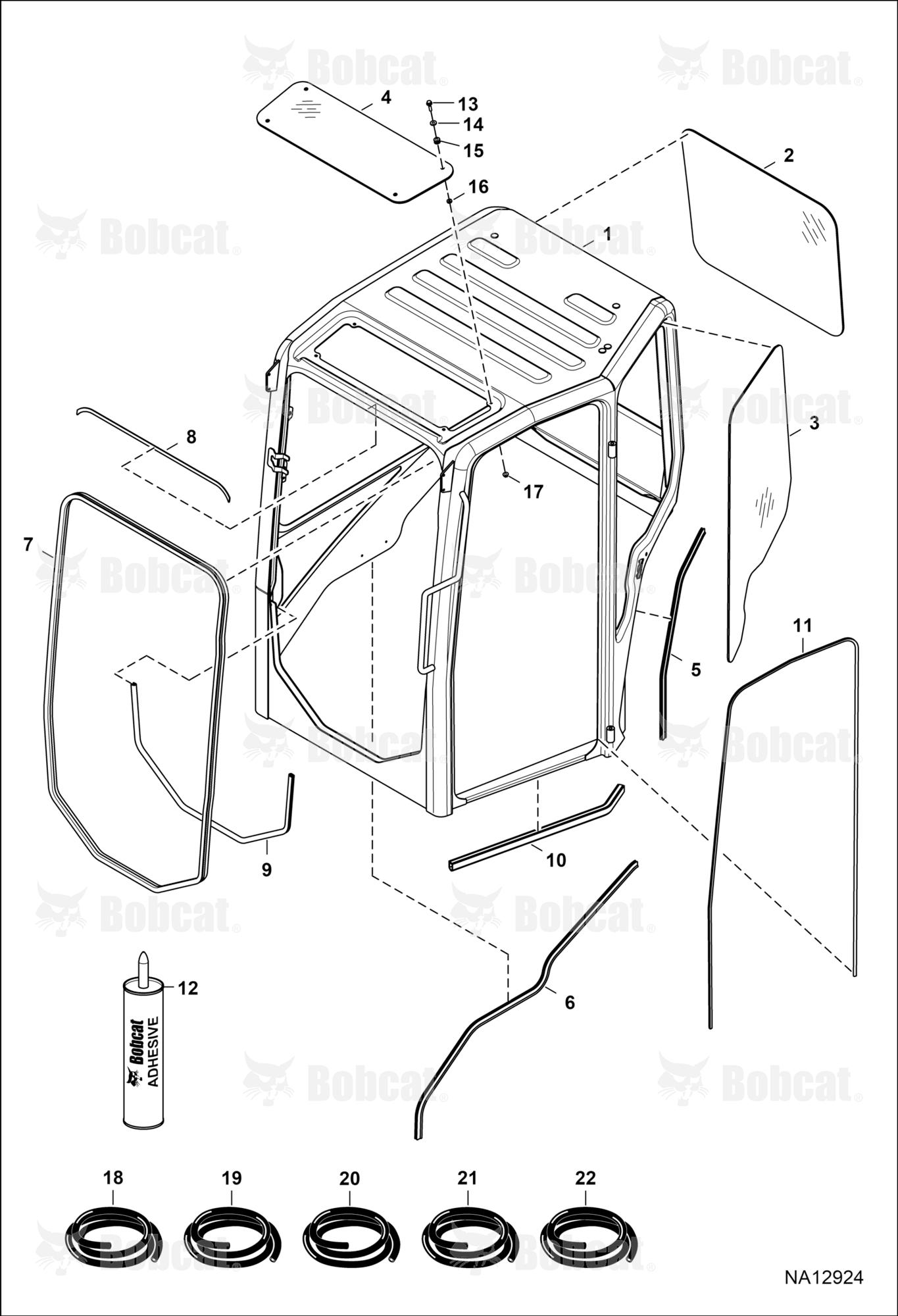Operator CAB (Windows & Seals)