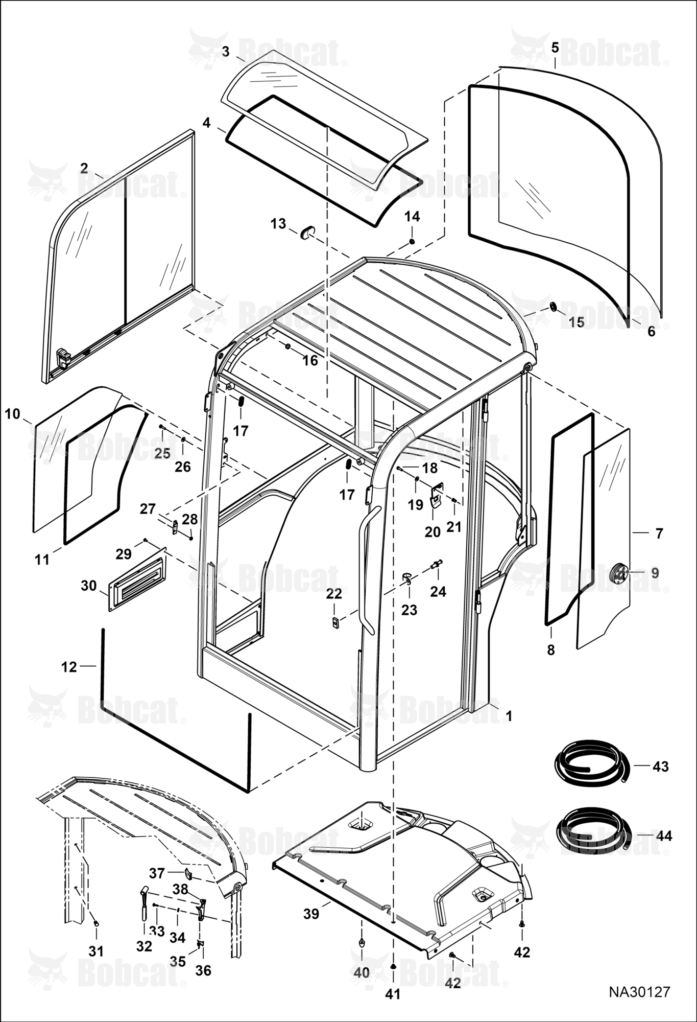 Operator CAB (Windows & Seals)