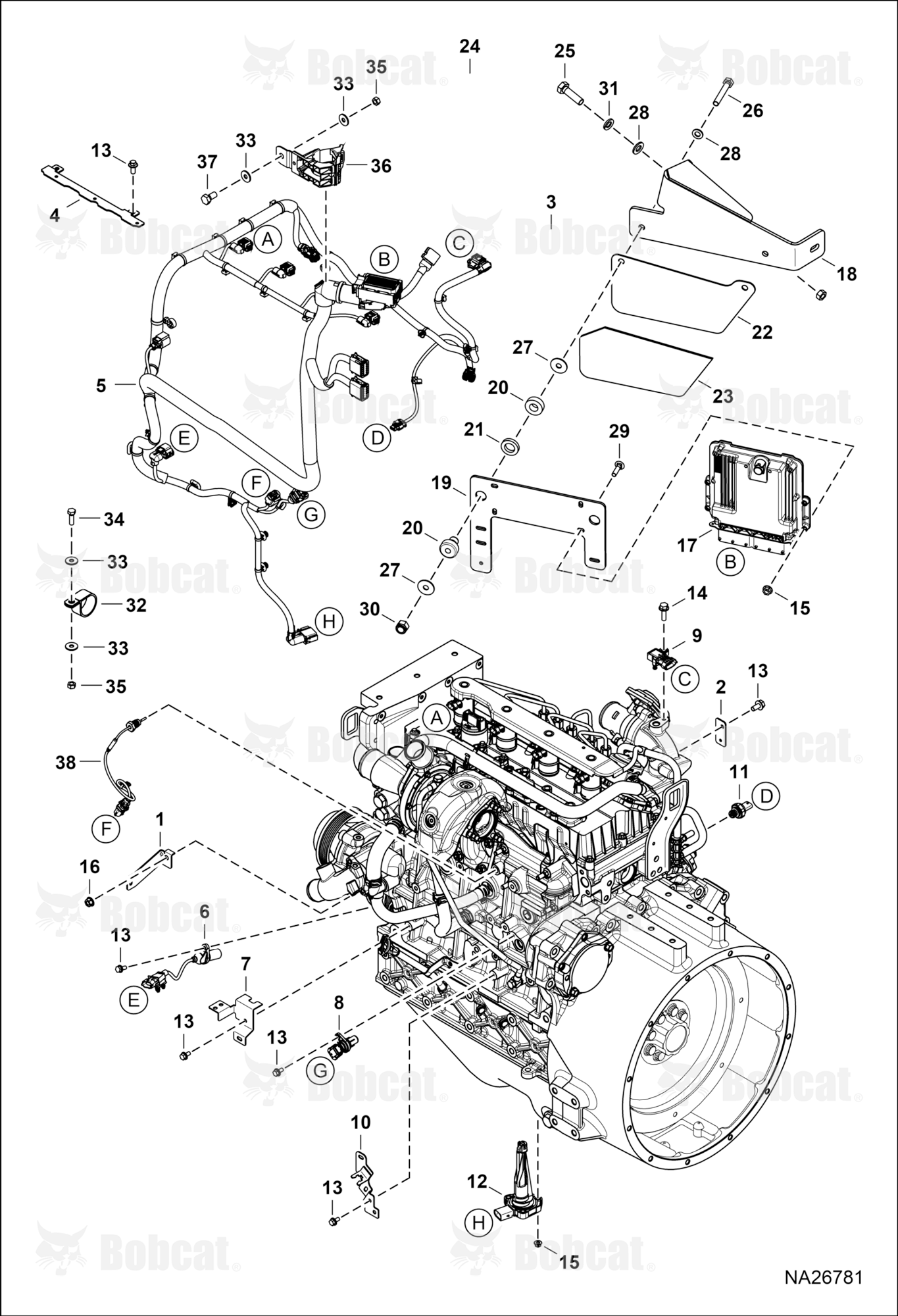 Engine Electrical Circuitry (Harness & Sensors)