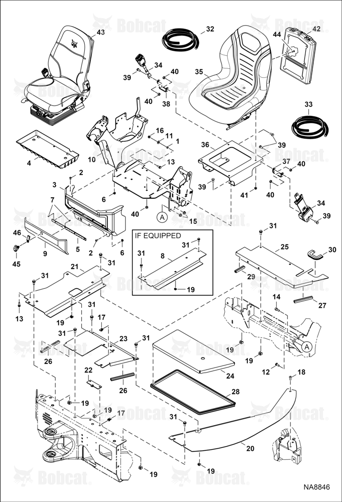 Operator Area & Seat (Floor) AB8B11201 - AB8B12103