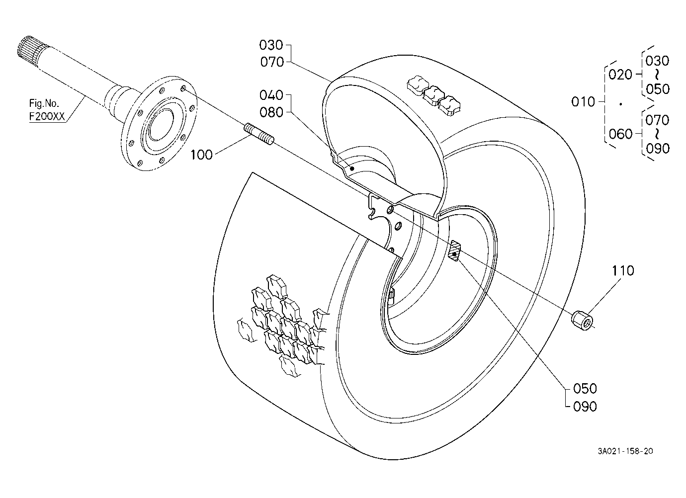 Rear Wheel (22.5L-16.1)