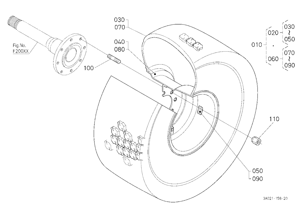 Rear Wheel (22.5L-16.1)