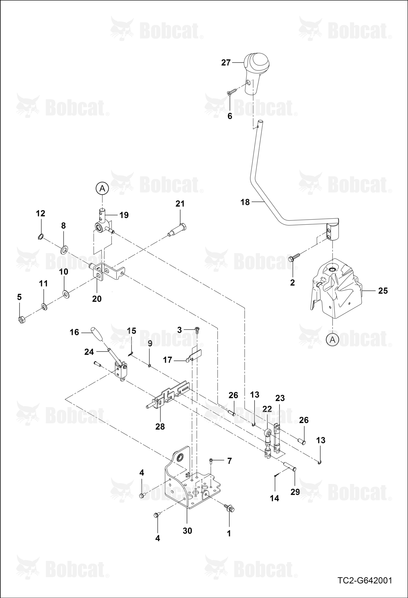 Control Levers (RH Console) (Loader Joystick)