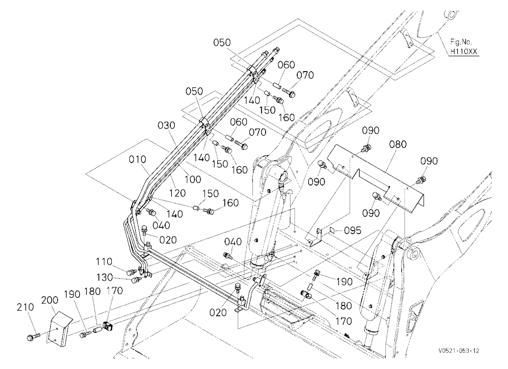 Oil Piping (Arm Rh) [Hydraulic Hitch]