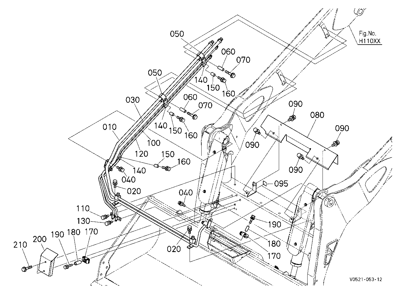 Oil Piping (Arm Rh) [Hydraulic Hitch]