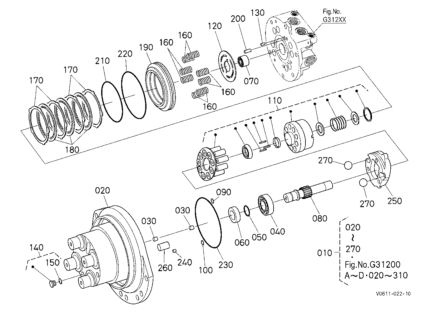 Hst Motor (2) (Component Parts)