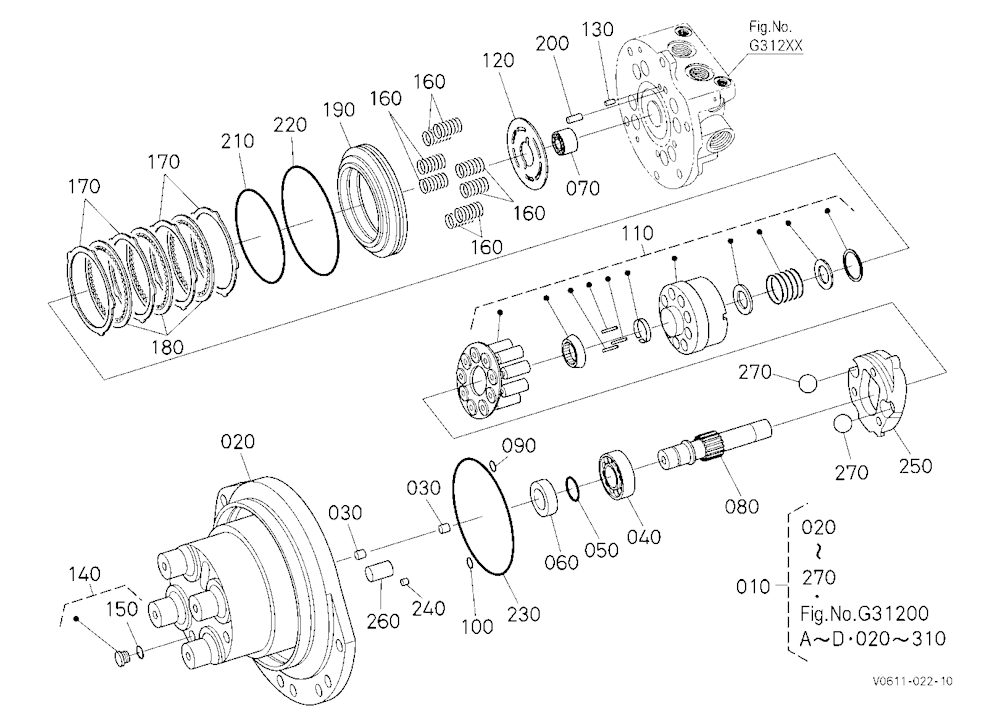 Hst Motor (2) (Component Parts)