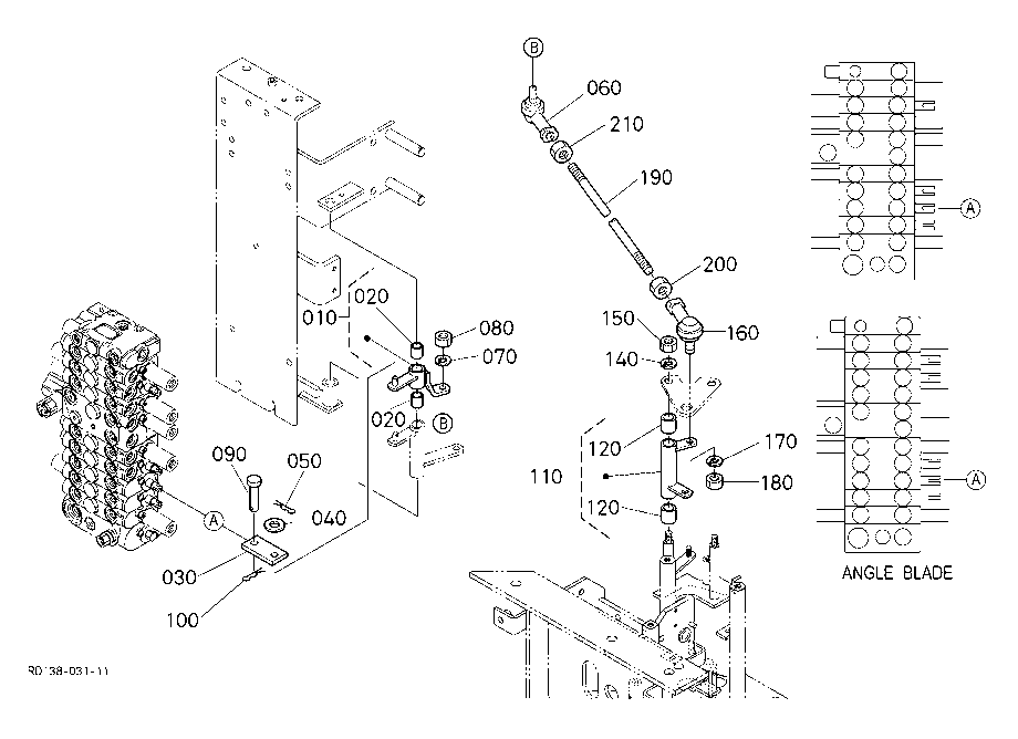 Control Lever (Travel Rh 2)