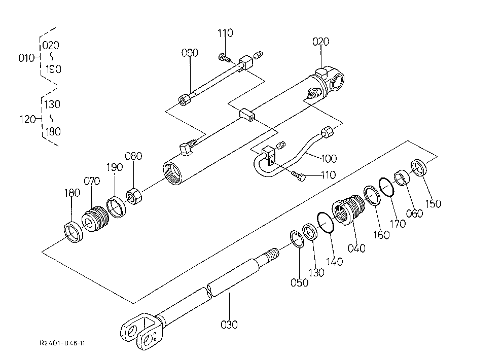 Lift Cylinder Left [Component Parts]