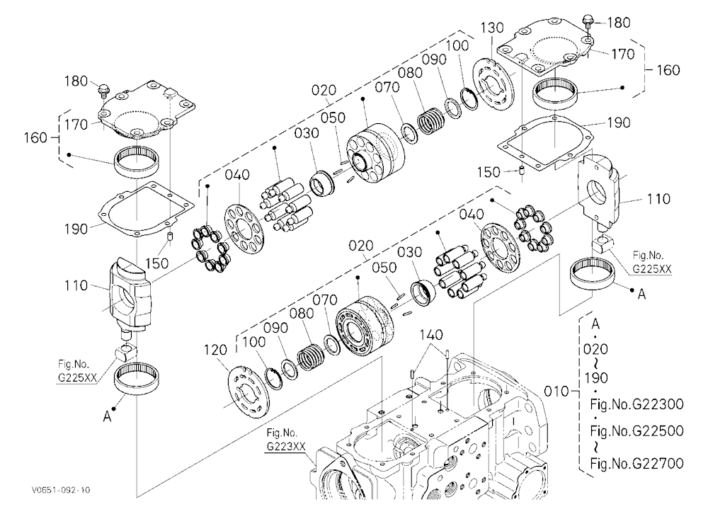 Hst Pump (Cylinder Block) [Component Parts]
