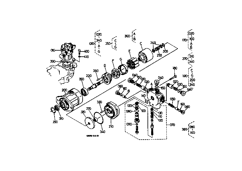 Swivel Motor and Component Parts