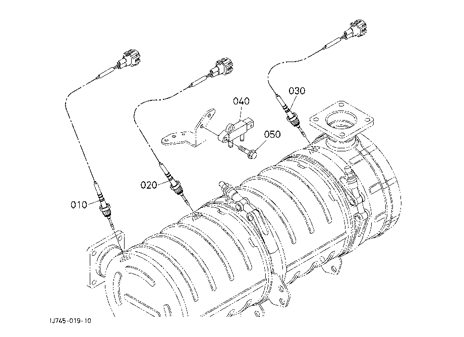 Diesel Particulate Filter Muffler Sensor