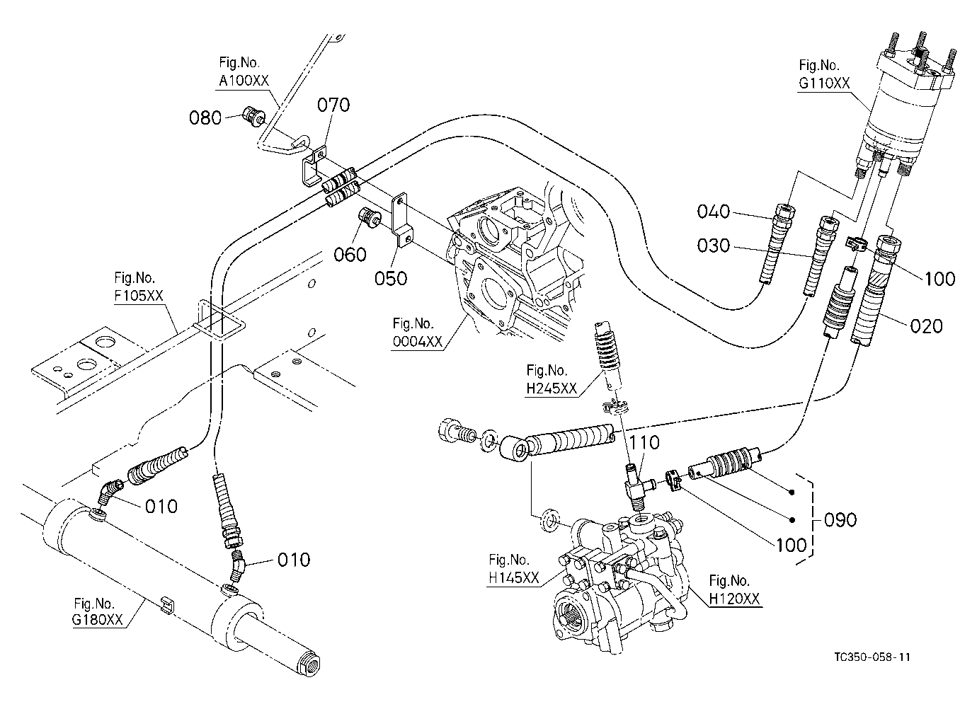 Hydraulic Oil Line (Ps)