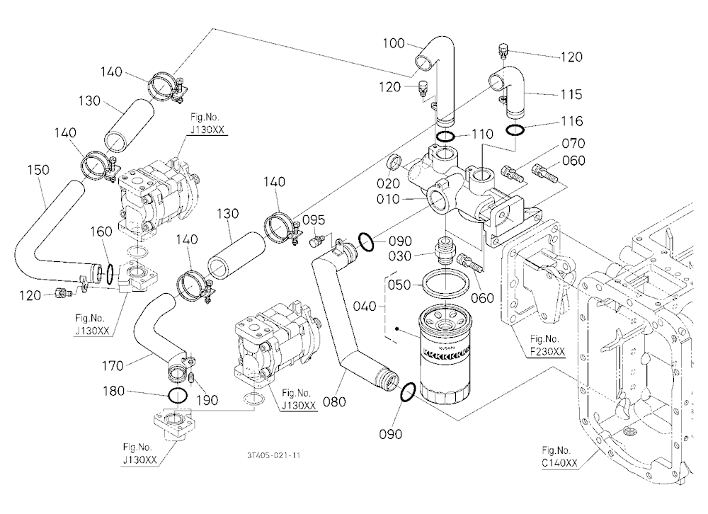 Hydraulic Pipe (Suction)