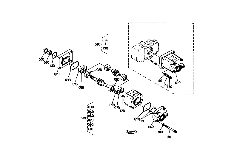 Gear Pump (2) and Component Parts