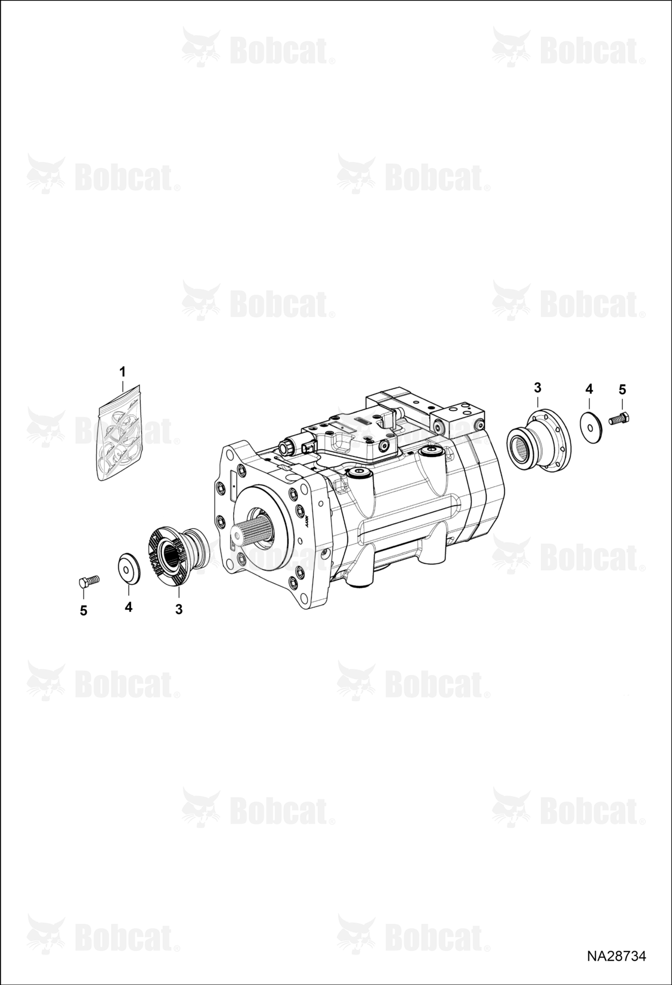 Hydrostatic Motor (Service Unit & Miscellaneous) (Hyd Motor)