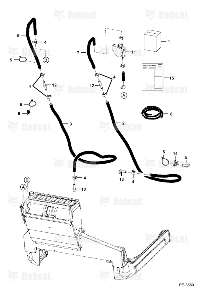 Heater & A/C (Heater Plumbing Kit)