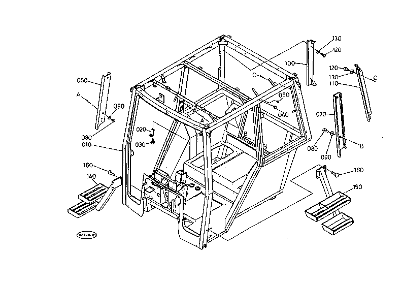 Cab Frame With Cab