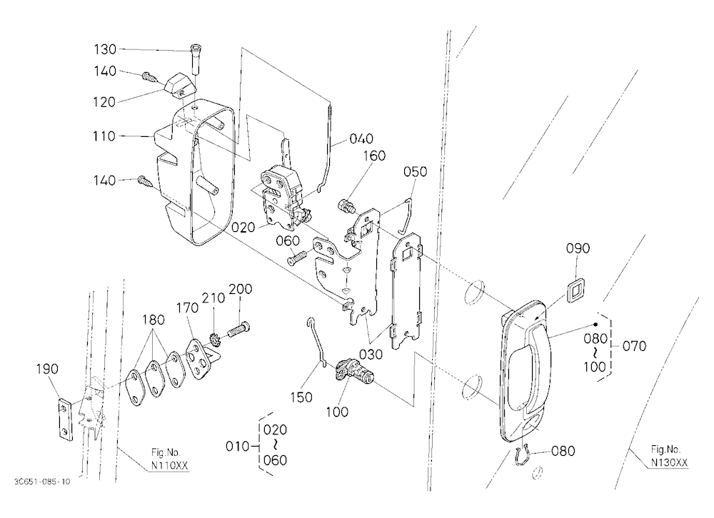 Door Lock Lh