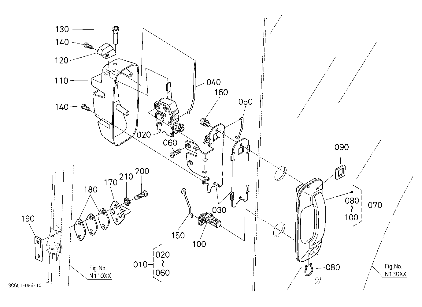 Door Lock Lh