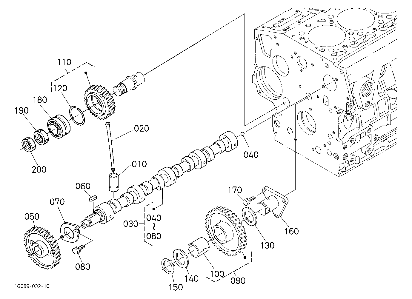 Camshaft And Idle Gear Shaft