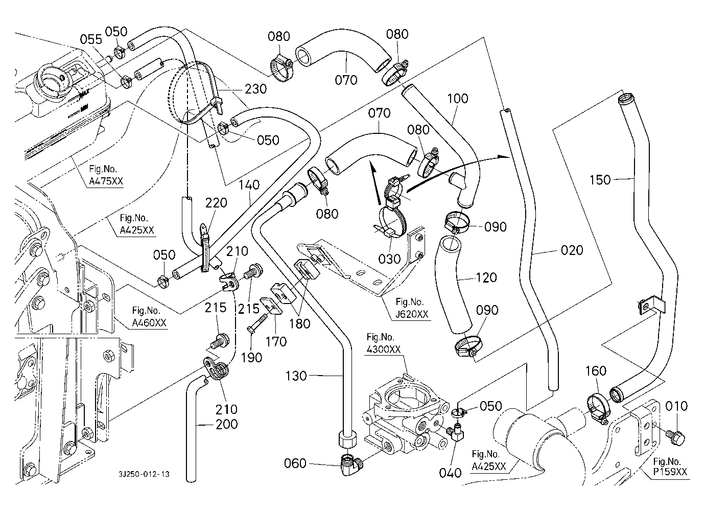 Reserve Tank Hose [W/O Air Compressor] [Old]