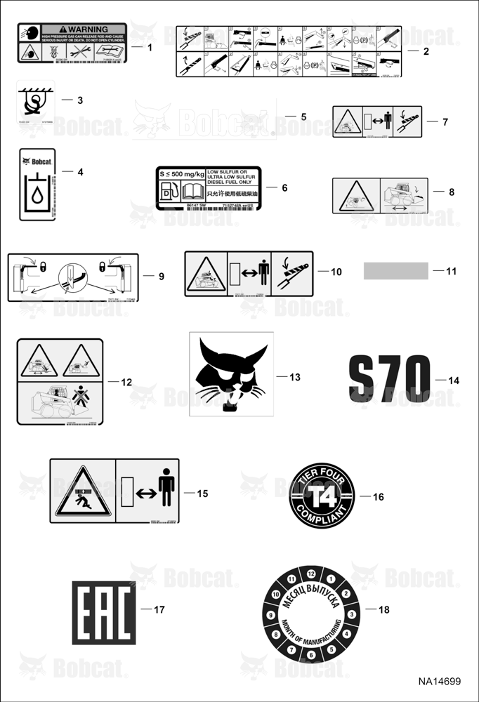 Decals (Outside) A3W716972 & Above