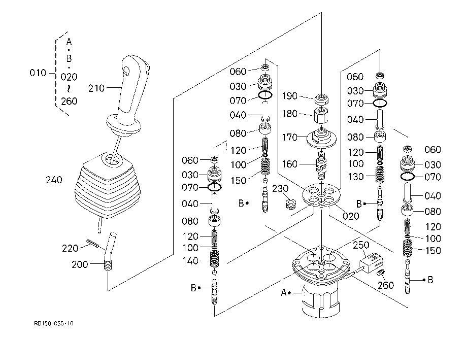 Pilot Valve (Rh) (Component Parts)