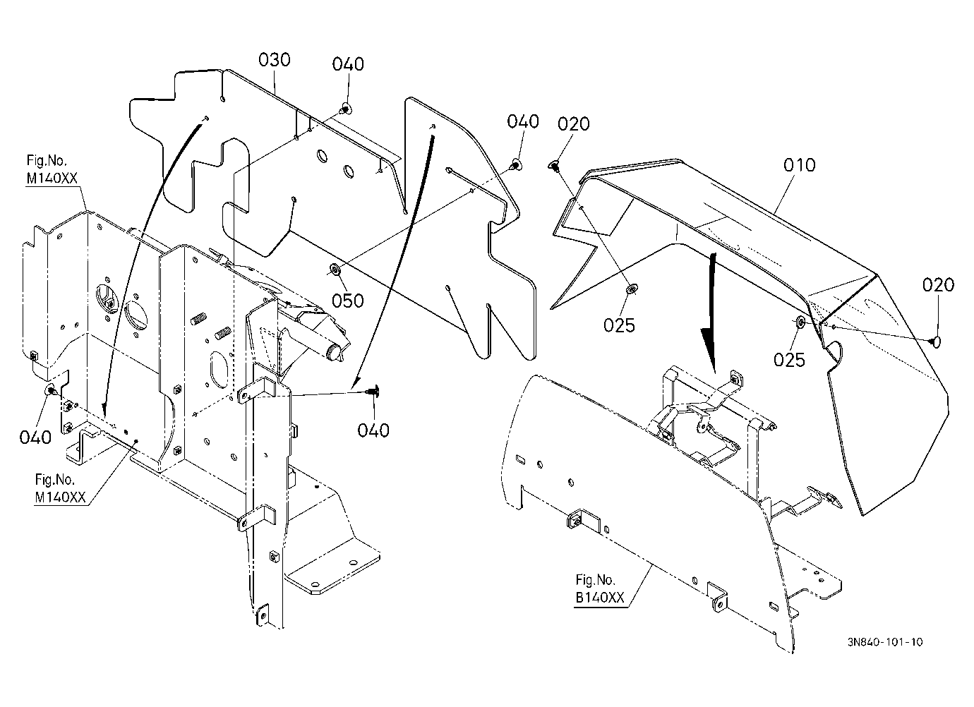 Hood (Bonnet) Rear (Sound Absorber)