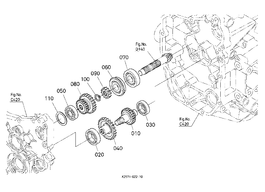 Range Gear Shaft