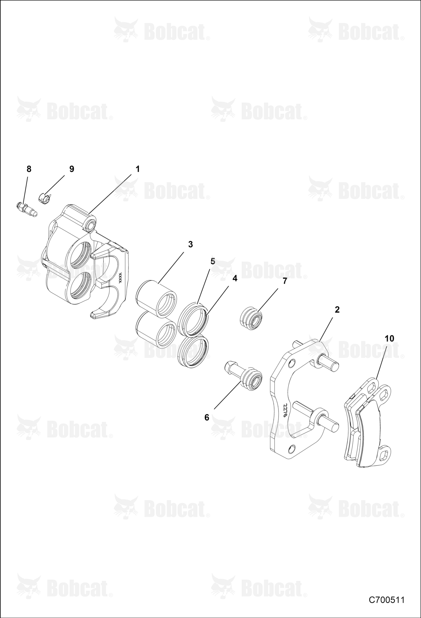 BRAKES, CALIPER, Rear