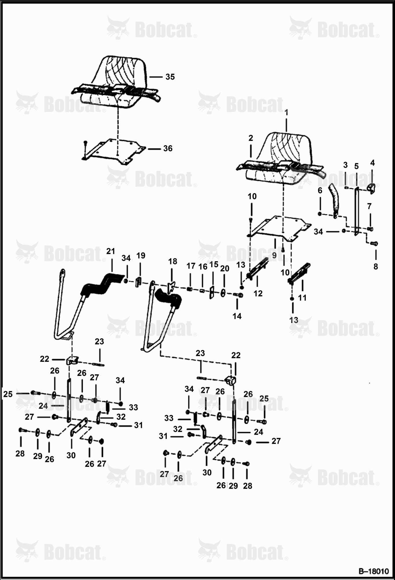 Seat & Seat Bar  502911001 - 502911949