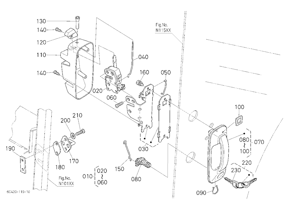 Door Lock Lh