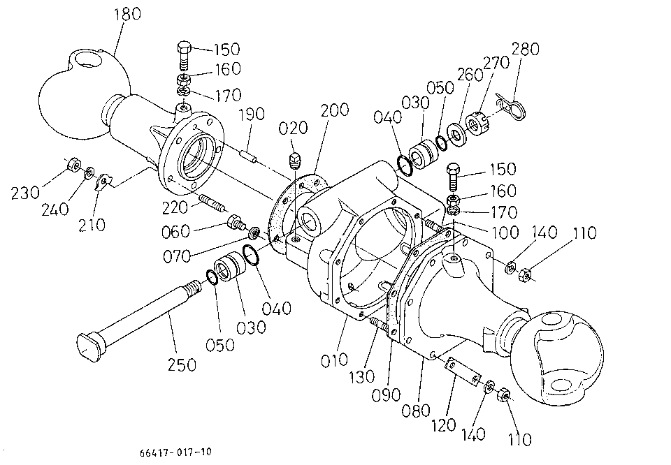 Front Axle Case [Without Bi-Speed Turn]