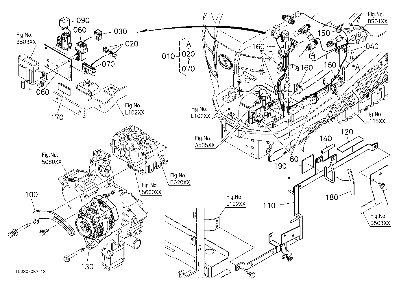Heater Kit (Alternator/Electrical Wiring) [A] [Opt