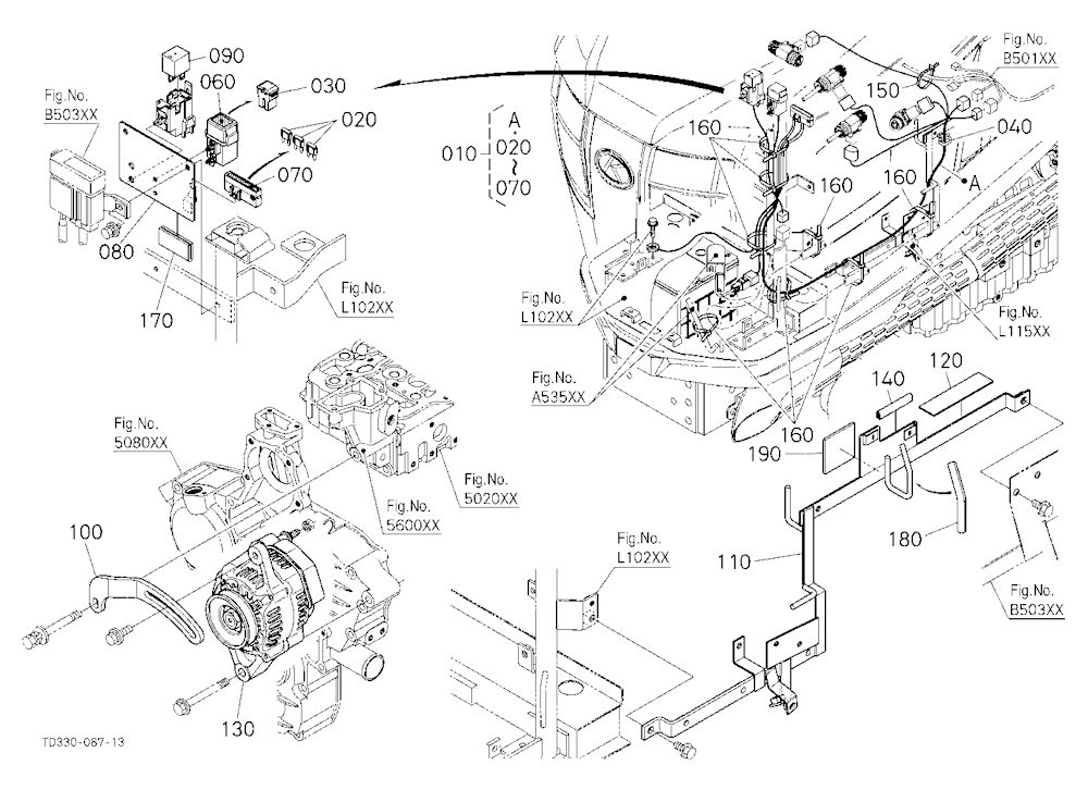 Heater Kit (Alternator/Electrical Wiring) [A] [Opt