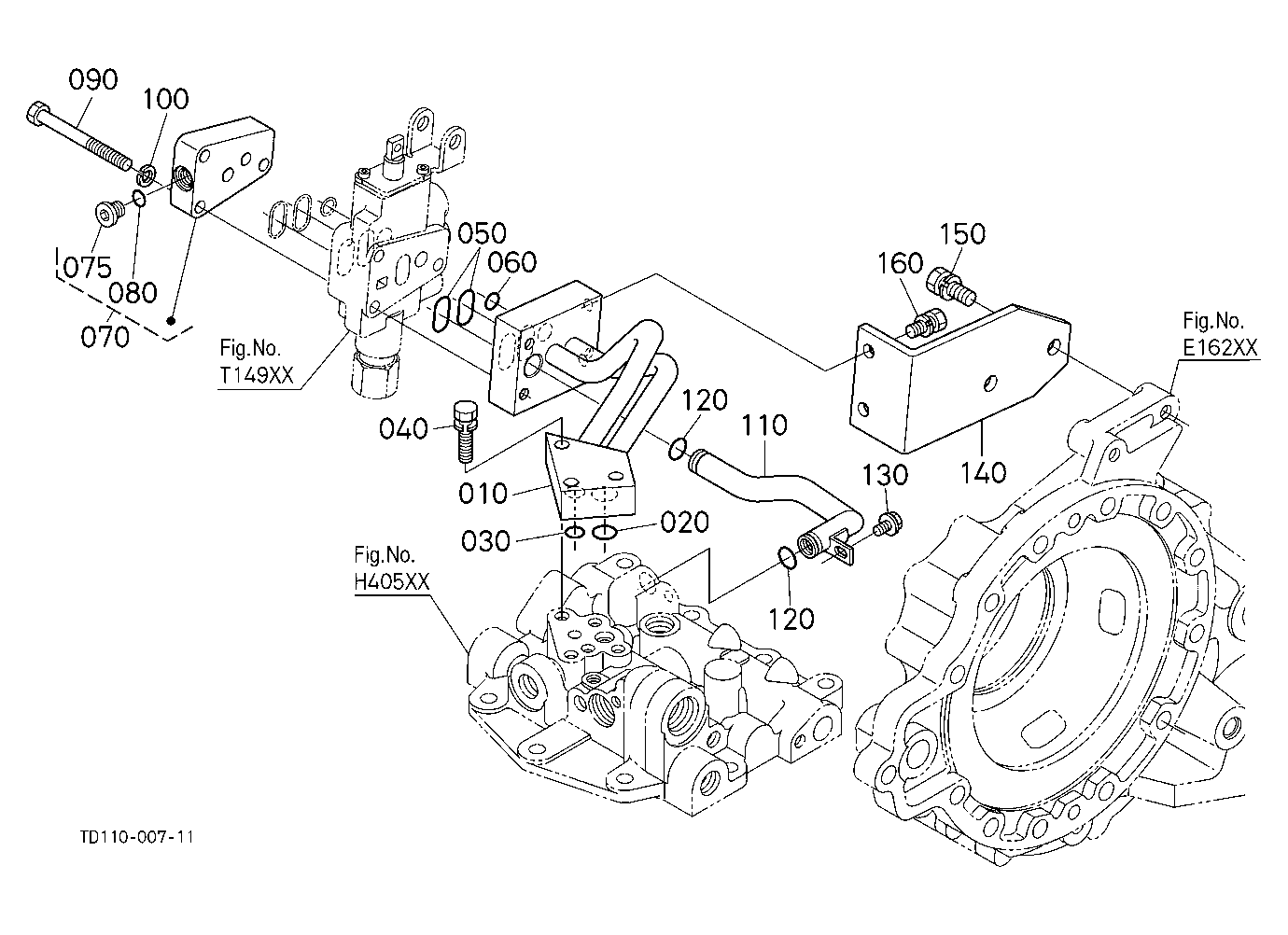 Auxiliary Control Valve Base (W/G No.L8346) [A] [O