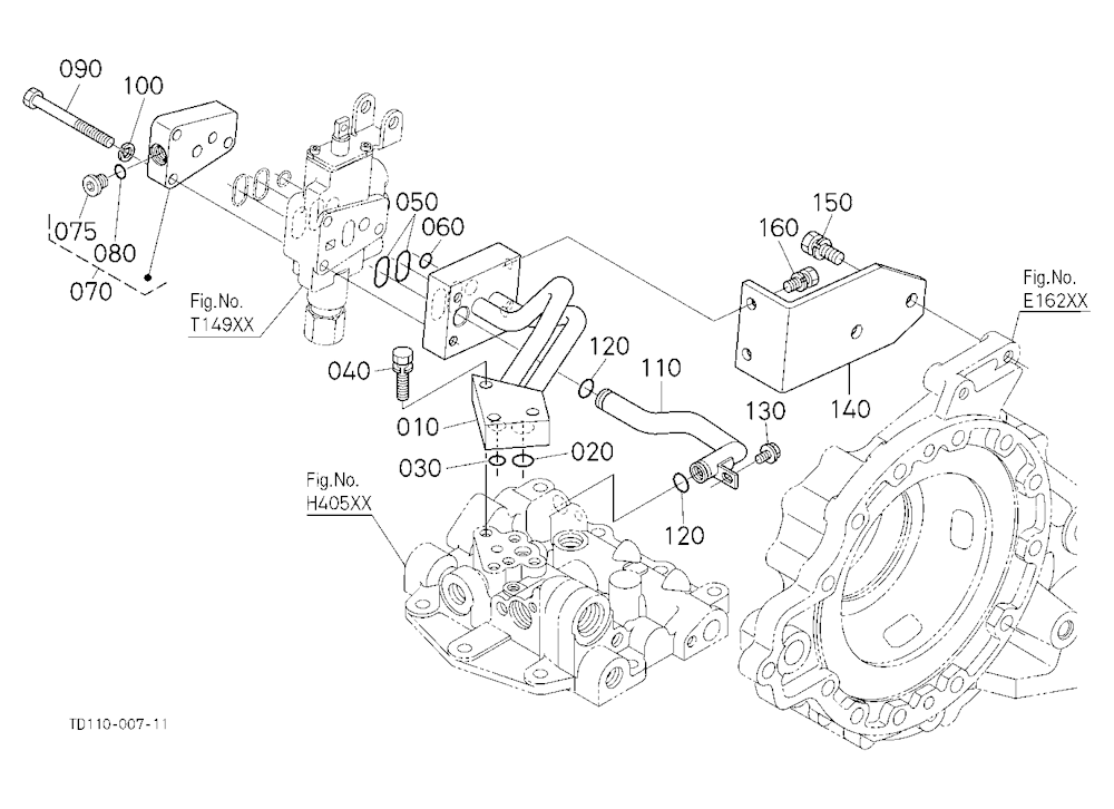Auxiliary Control Valve Base (W/G No.L8346) [A] [O