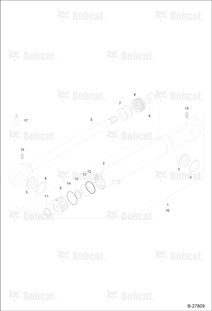 Hydraulic Cylinder - Dumping Z 105/50