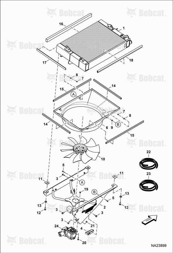 Engine & Attaching Parts (Radiator Water Exchanger)