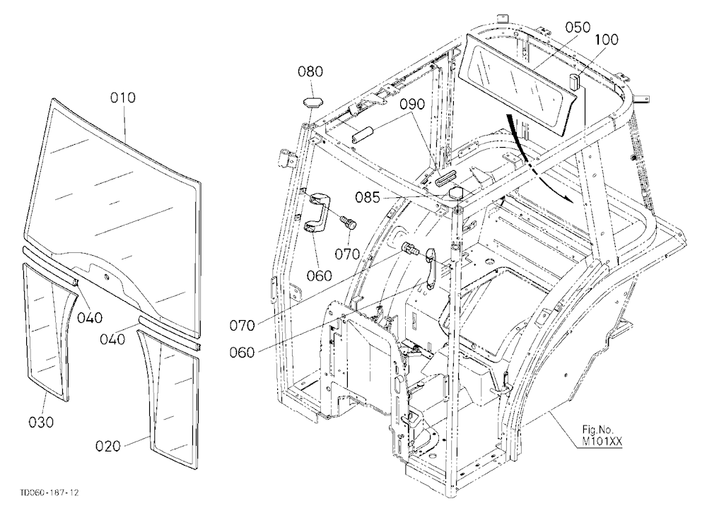 Front Glass [Cab Type]