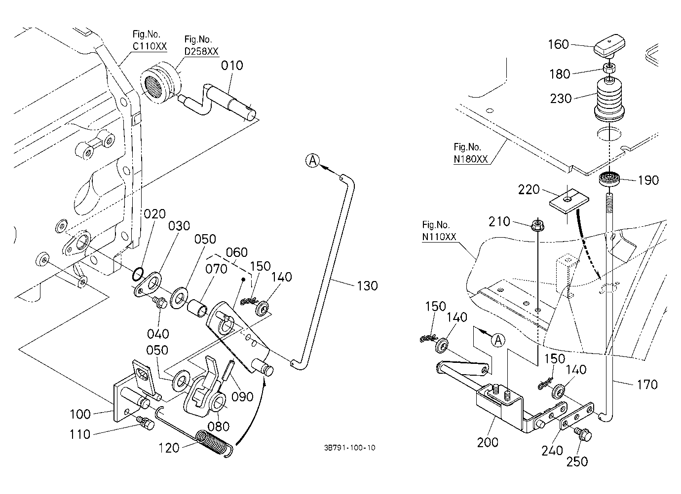 Front Wheel Drive Lever