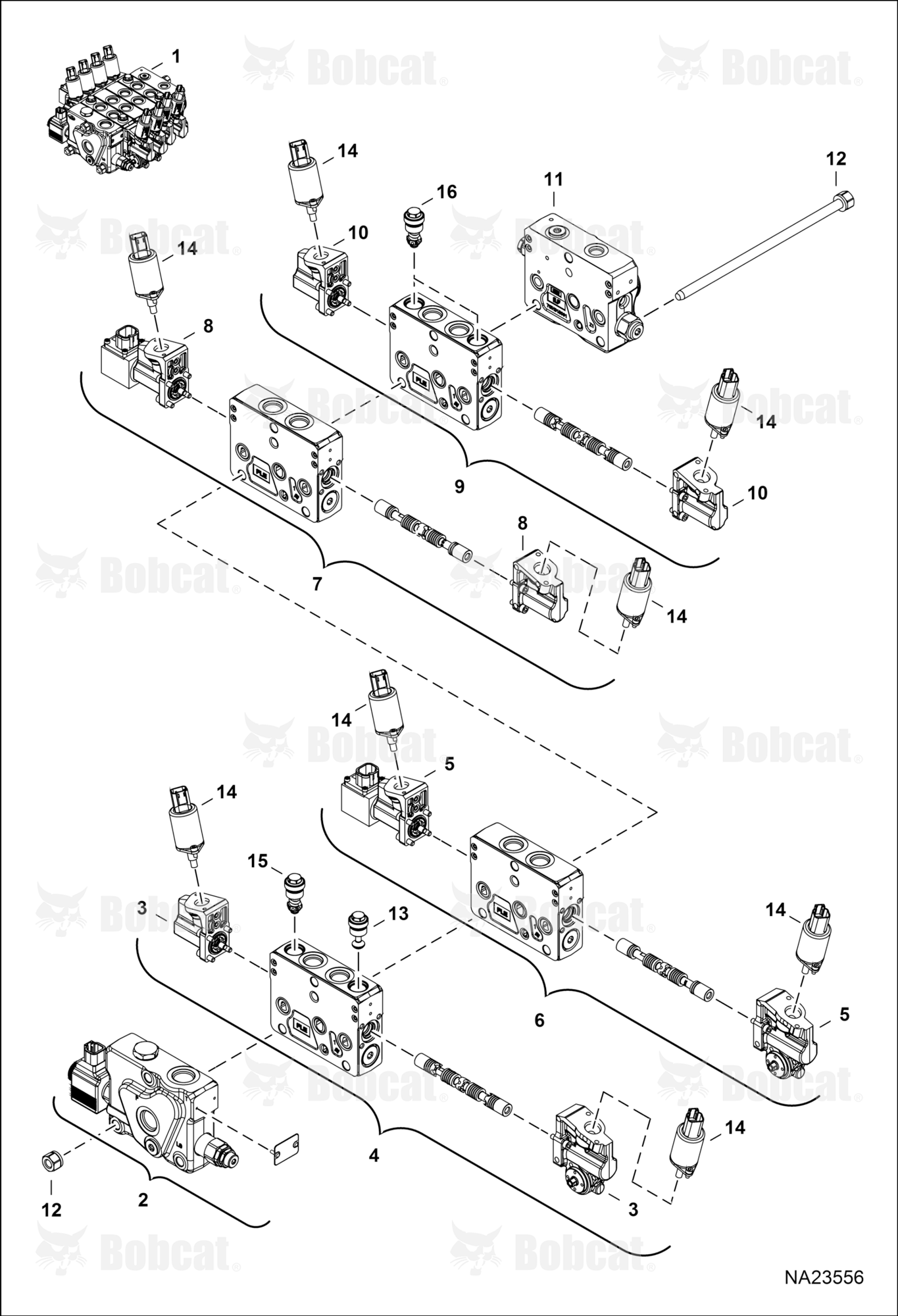 Control Valve (Main) (Man Platform Ready Machines)